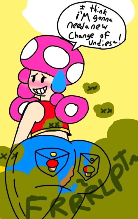 Toadette Farting Smelly Stinkers In Rotten Eggy Jeans by FennicFantasy 