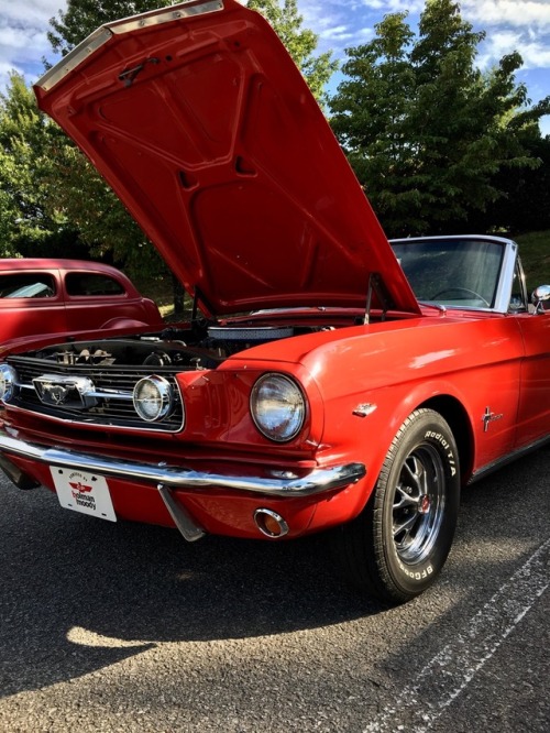 1966 ragtop Mustang to start the Labor Day weekend! This girl has a 289 Cobra with 271 horsepower an