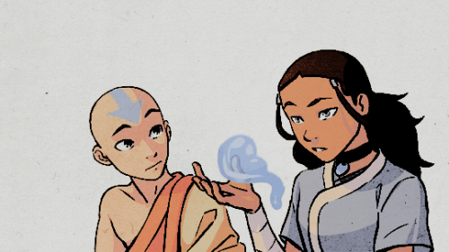 watrebend:katara &amp; aang in imbalance part 3.