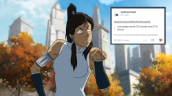 korra-warriorprincess:  TLOK + tumblr text