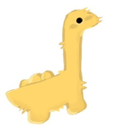 I Just Got A Brontosaurus Plushie And It Has A Lot Of Hair. His Name Is Brinquitos, Because He Can't