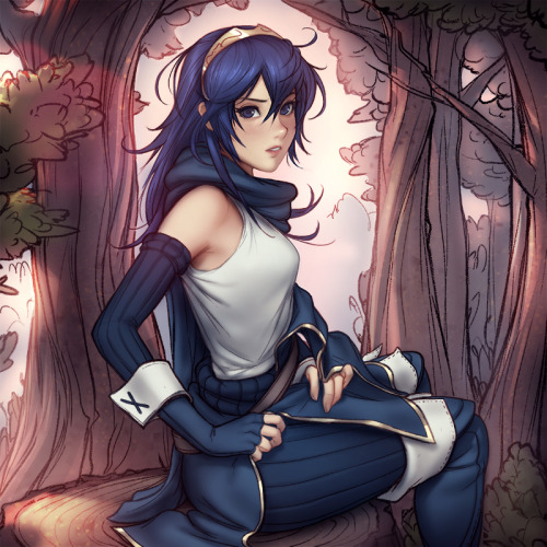 Porn photo tsuaii:  A sketch of Lucina from Fire Emblem: