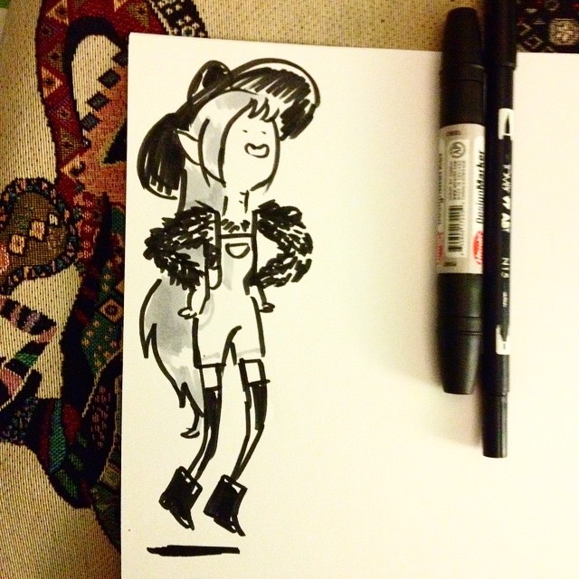 eelhips:  #inktober