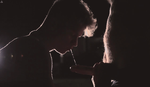 creamthejeans:  corbeauxtube:  First night on the streets — spittin’ the cum back  on to his cock.    http://creamthejeans.tumblr.com/