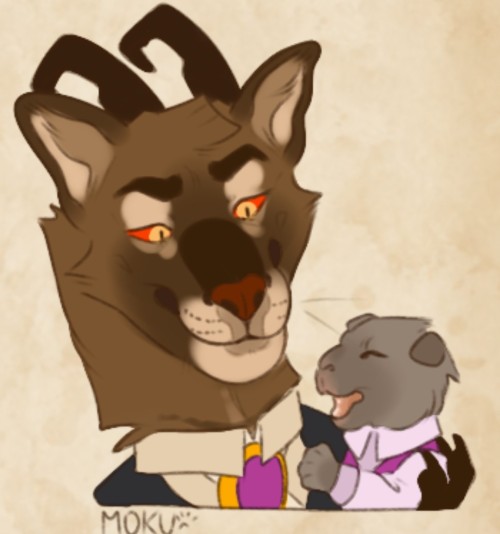 A 3/4 view of Edward's face, as he lovingly stares at his newborn daughter. She is a very light brown, with a slightly darker face. She has her eyes closed, smiling at her father whose face is mixed with bittersweet emotions.