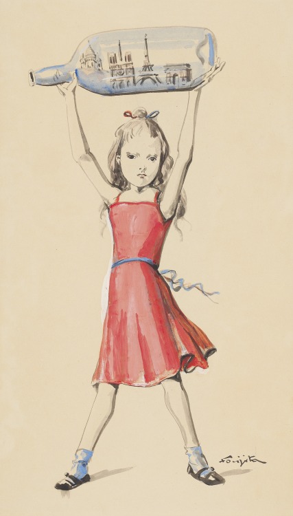 christiesauctions:Leonard Tsuguharu Foujita (1886-1968)Proverbes en vitrinesImpressionist &amp; 