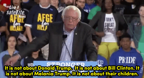 micdotcom:  Watch: Bernie takes a passionate stand for Hillary — and confesses what upsets him most about Trump.  follow @micdotcom 