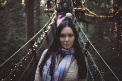 Having to wear a few more layers than in Dubai, but it&rsquo;s still nice to be home and back in the mountains in Vancouver. Visited Capilano Suspension Bridge yesterday and walked the magically lit tree top walkways with friends 😃 Photo by @mcebro