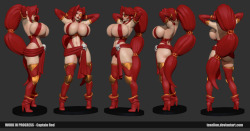 3deroprint: Oh btw, a new Veronika Red figurine from Manaworld is in the making. Because fuck yeah ! She’ll have a topless version too ! 