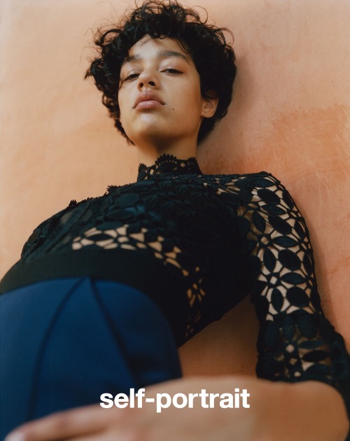 ourhellophoenix:  SELF-PORTRAIT FALL WINTER 2015.16 CAMPAIGN  Photographer: Lea Colombo  Art Direction: Alexandra Carl Casting: Ben Grimes Model: Damaris Goddrie 