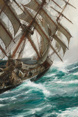 beardbriarandrose:  Montague Dawson (1895-1973),