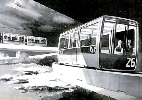 danismm:AutoCab, Monorail - Personal Rapit Transit, LIFE Magazine nov 1971 November 1971. Popular Sc