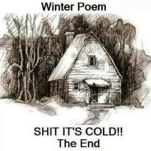 the-redheaded-harlot:  Currently 10.8 degrees. That’s witch tit cold my friends!