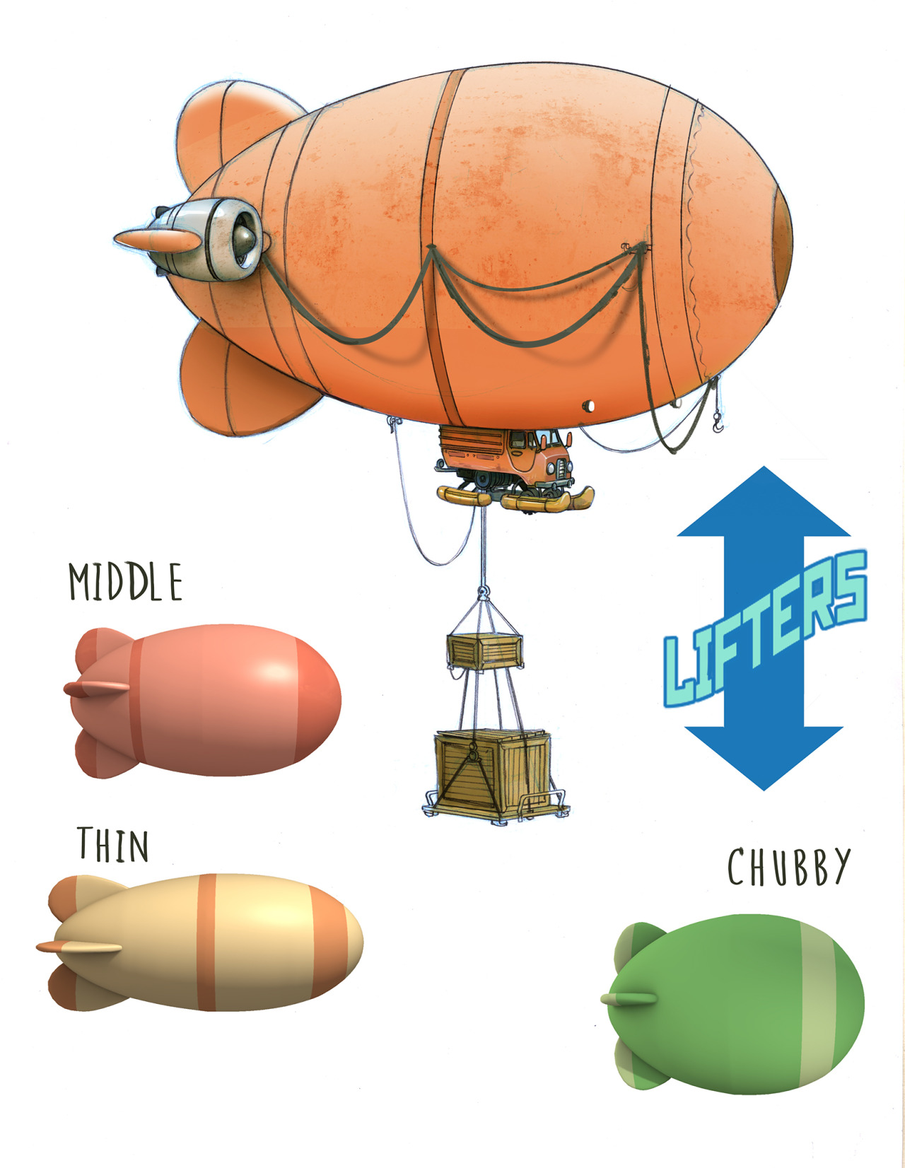 jimjam-art:  Zootopia Rain Forest District!  Here are some vehicles, blimps and