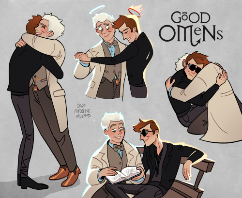 madelineireland: On our own side  Finally got around to watching good omens. I absolutely adore them