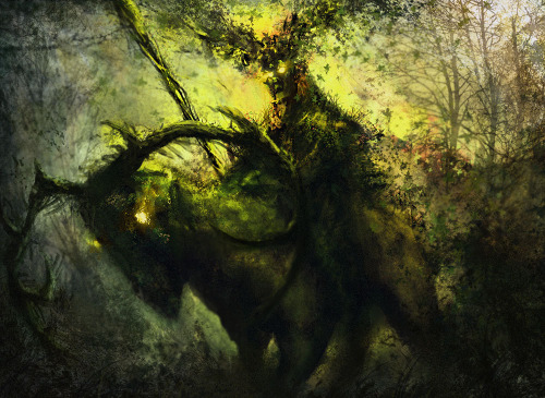 scribe4haxan: Forest God, by Skrubhjert