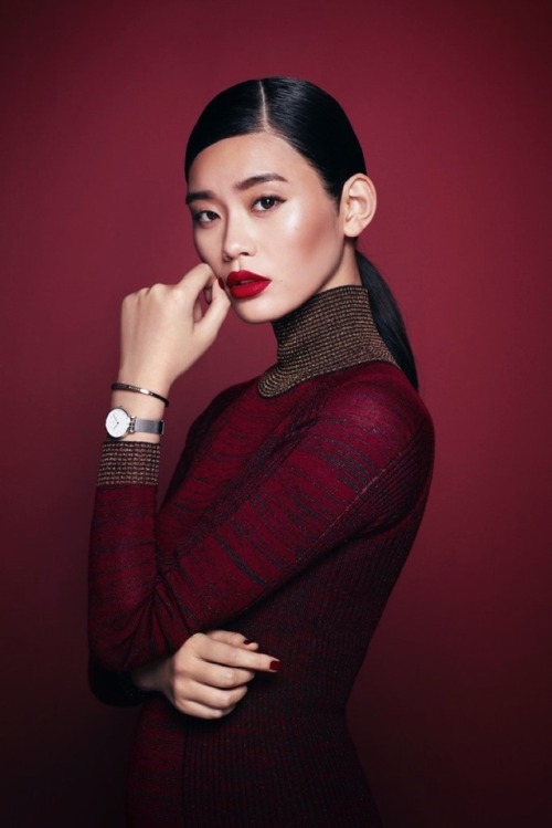 Ming Xi - Daniel Wellington Holiday 2017Photos - Andrew YeeStylist - Karin SmedsHair - Ali Pirz