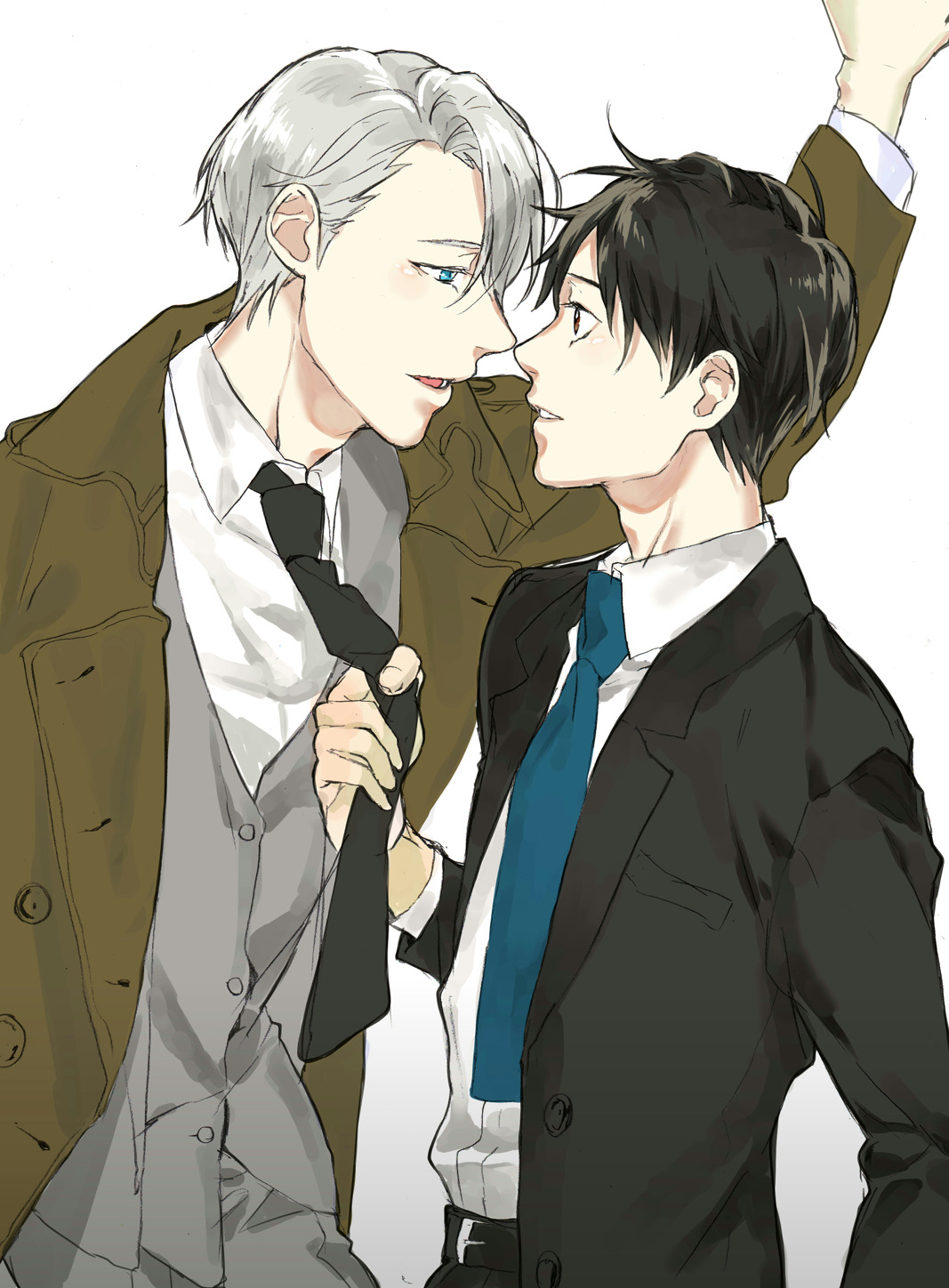 miss-cigarettes:  しつけする勝生 || あひる [pixiv]※Permission to upload
