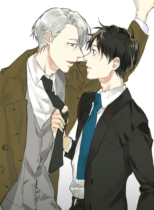 miss-cigarettes:  しつけする勝生 || あひる [pixiv]※Permission to upload this was given by the artist (©).**Please, rate and/or bookmark her works on Pixiv too** [Please do not repost, edit or remove credits]