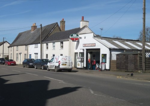 Foreman’s Garage and houses, George Street, Willingham