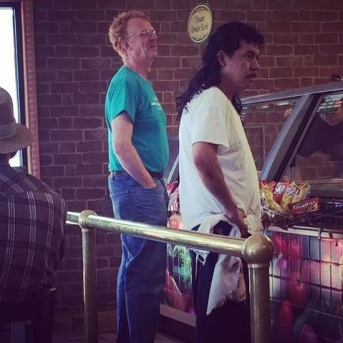 theclearlydope:  Napoleon and Pedro Where are they now?  Subway. [via]