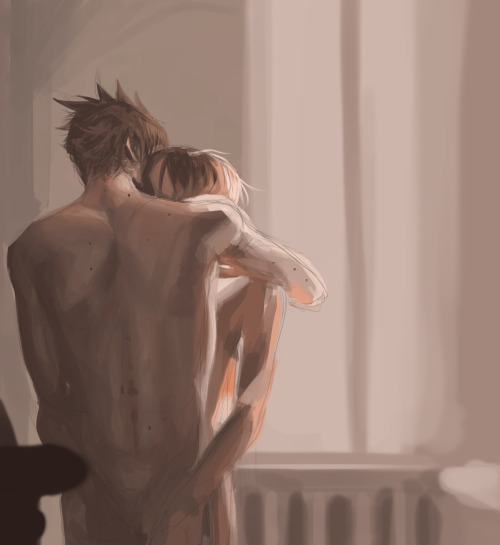 eicinic:  nsfw kuroken for painting practice  