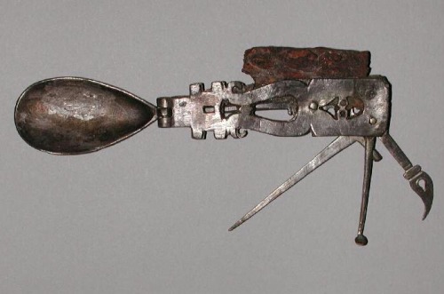 theancientwayoflife:  ~ Roman “Swiss Army Knife”. Place of origin: Date: ca. A.D. 201 &m