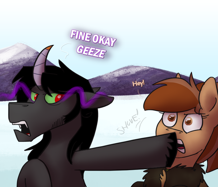 ask-king-sombra:  Backstory Part II… COMMENCE  *braces for furniture displacement*