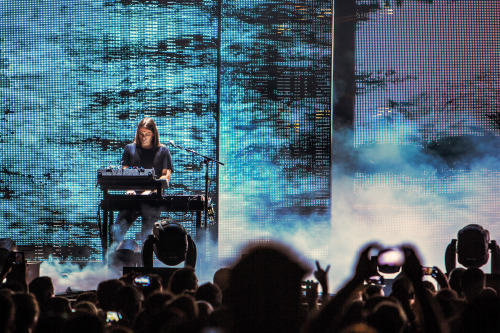 Nine Inch Nails live, July/August 2014. Photos by Rob Sheridan. Tickets and tour dates at tour.nin.c