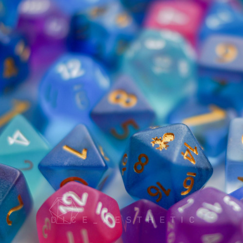 ~FROSTED~- Chessex Frosted Dice Blue - Chessex Frosted Dice Caribbean Blue - Chessex Frosted Dice Pu