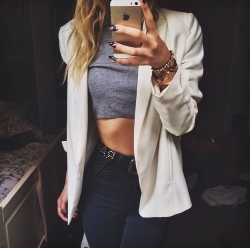 youthgreed:  white blazer