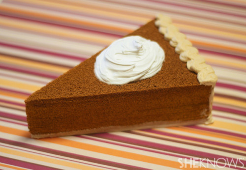 Porn Pics thecakebar:  DIY cake/Pumpkin Pie ‘Postcard”