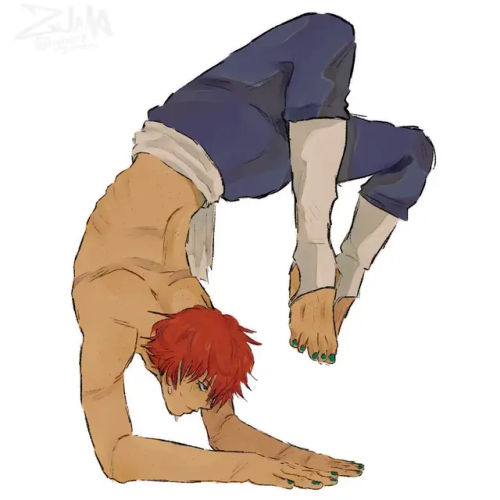 Scorpion Pose Hehe