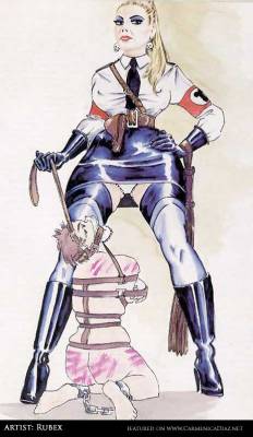 carmenicadiaz:  Femdom art from Rubex