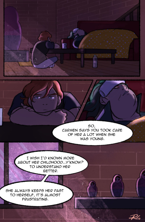 Collection of pages I worked on for the post - S4E05, Team Red - Brunt rescue AU ;u;  