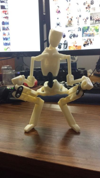 likeableartist:just got myself a brand new Armature Nine figure X3. friend wanted me to make some “poses” so i did. the picture includes the extra anthro legs, and one has a tail attachment.  if any of you want to use these as references, go right