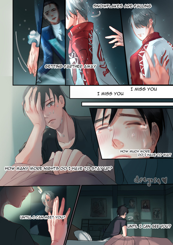 deeyosa:    To years and years of inspiration, thank you YOI! This is a song doujin