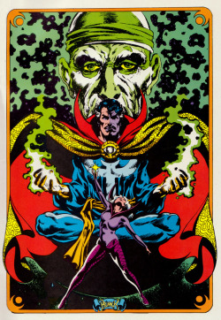 Splash page from Doctor Strange Special Edition No. 1 (Marvel Comics, 1983). Art by Frank Brunner.From Oxfam in Nottingham.