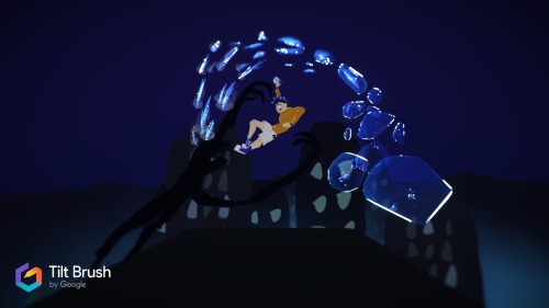 Ok So, 3D Art Is Fun. Sorry For The Weird Focus, Taking Pics In VR Is Tricky.