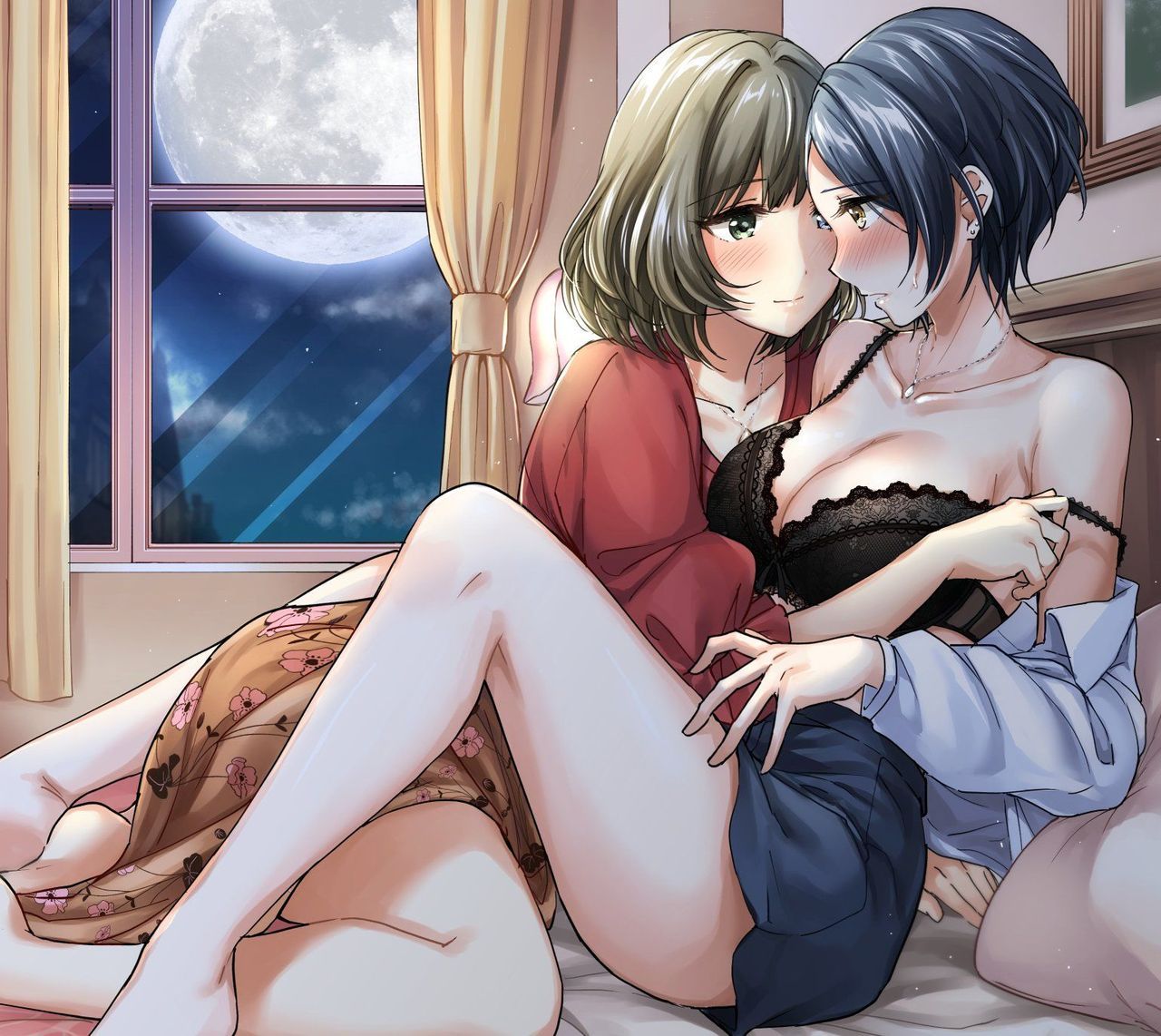 【二次・ZIP】百合・レズでｷﾏｼな美少女2次画像まとめ | 桃色虹画像