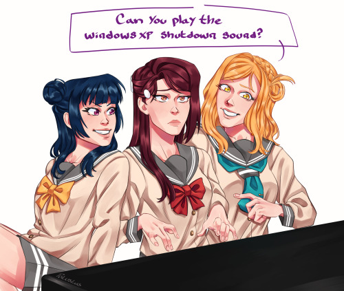 poluslus:
“This is how guilty kiss meetings go and yes she can
Twitter | Instagram
”