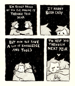 fear-is-nameless: moosekleenex:  Give yourself a big hug for making it through this year.    To everyone who needs it. I’m glad you’re here reading this. 