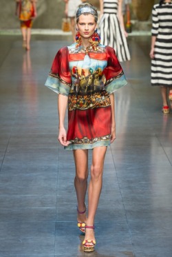 miumiukitten:Bette Franke at D&G SS13