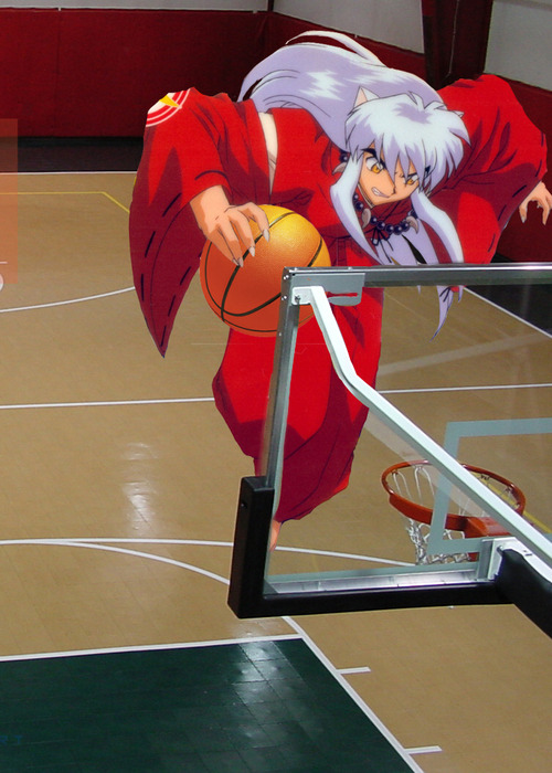 shewhowantsmouseears:  uvpostmeridian:  himederewaifu:  I almost tagged inuyasha as inuyashaq and now all I can imagine is inuyasha on a basketball court doin some sick dunks    COME ON AND SLAM WHILE IN FEUDAL JAPAN 