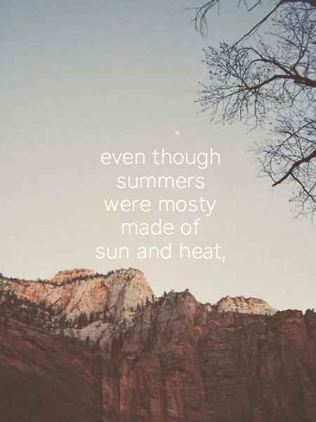 angstandcats:  the summer sun was not meant for boys like me. boys like me belonged to the rain.