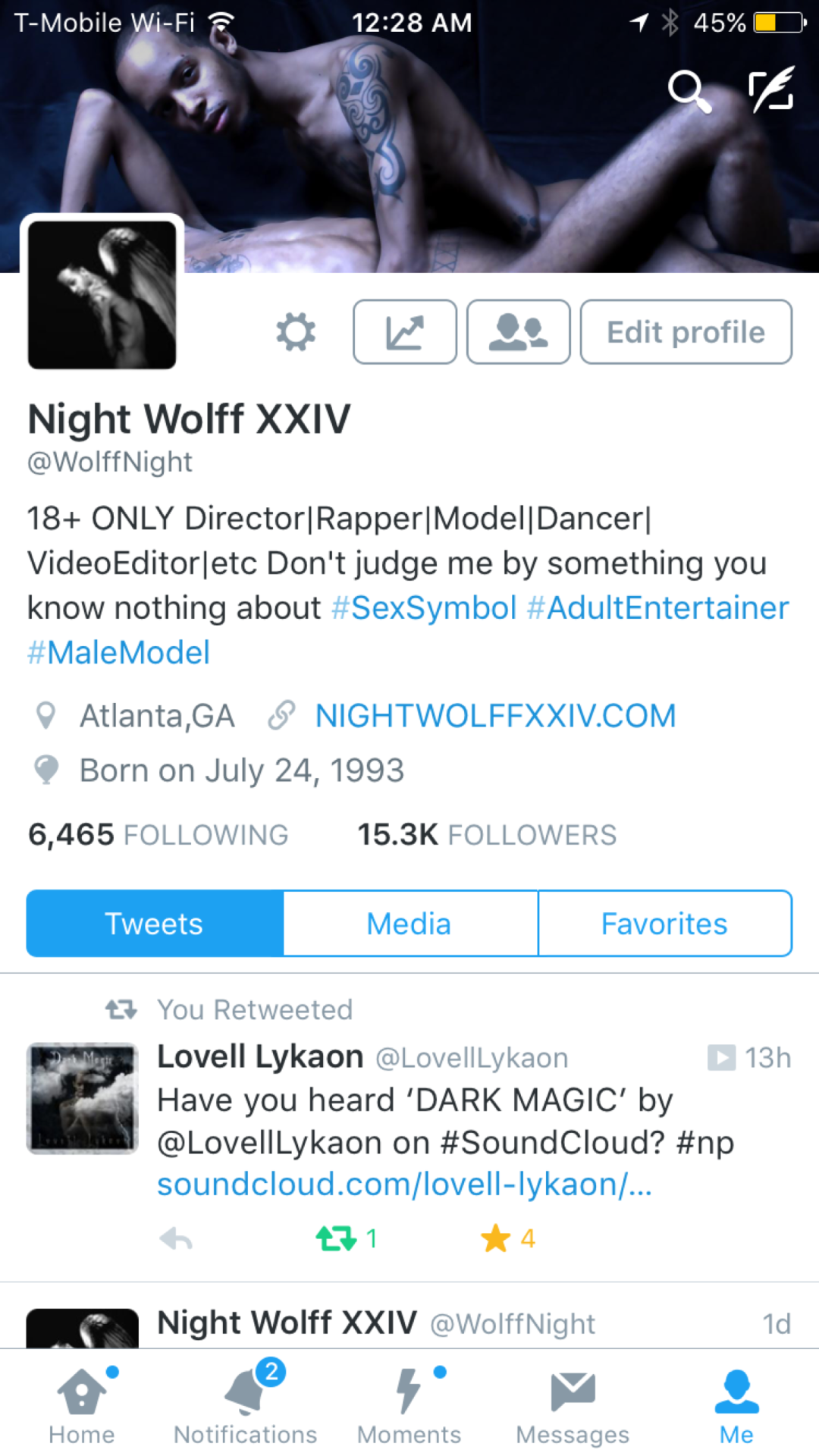 nightwolff24:  Make sure you Contact Night Wolff XXIV And FOLLOW 🐾⚡️🔥🌙💨