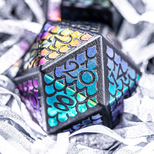 sosuperawesome: Dragon Scale Dice SetURWizards on Etsy