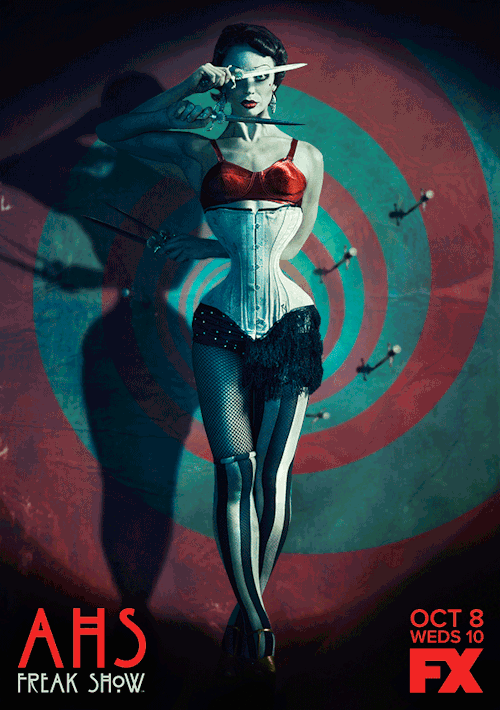 americanhorrorstoryonfx:Your worst fears are right on target. The Freak Show opens its doors Wednesd