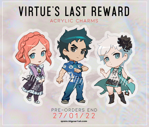  Hello! Announcing new TGAA/DGS and VLR charms, pre-orders begins now! The sales period will end 27t