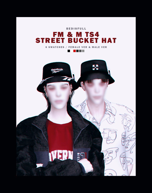 bedisfull: BED_TS4 FM&amp;M street bucket hats Download(TSR)